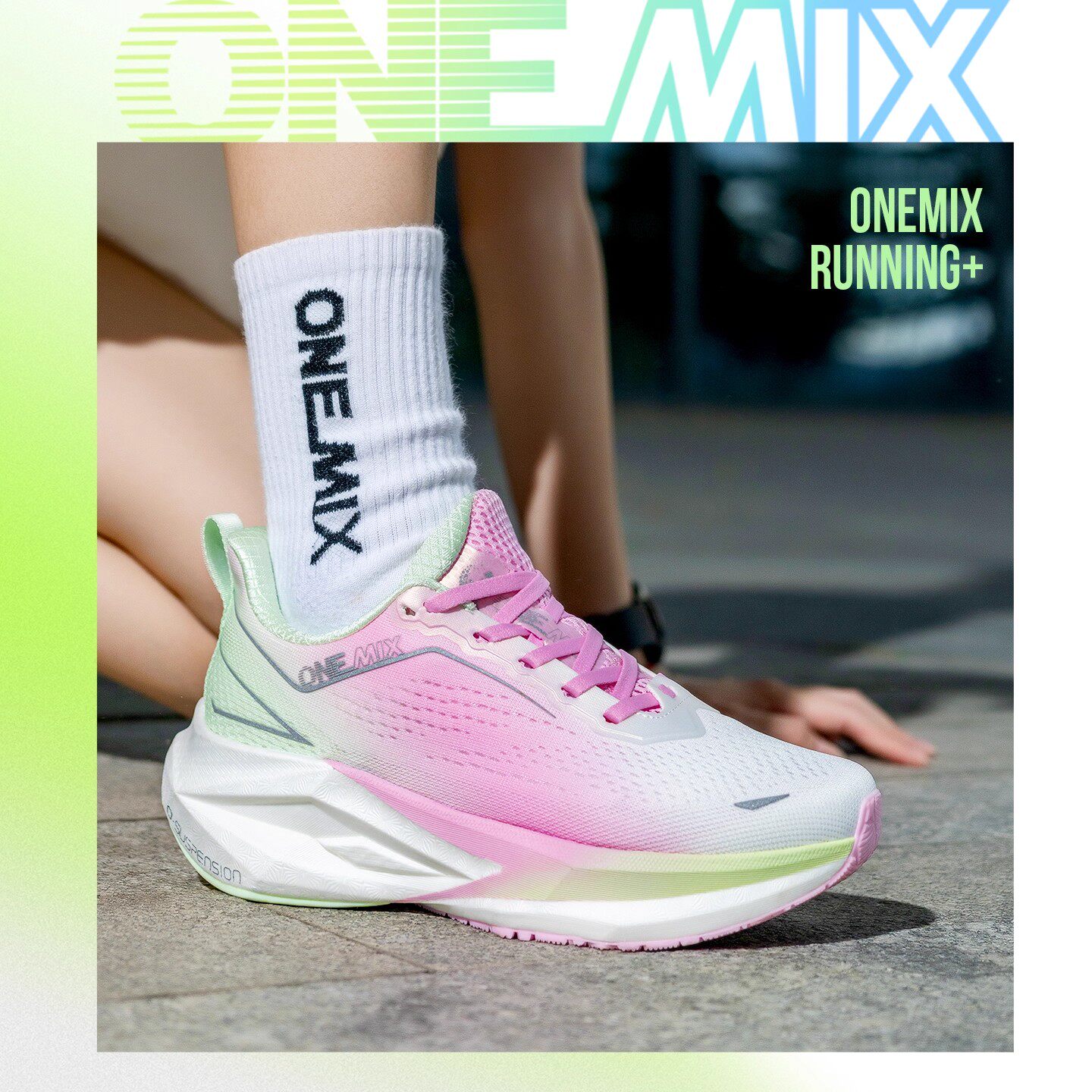 ONEMIX – chaussures de course  - Reflective Night Running Shoes avis et prix
